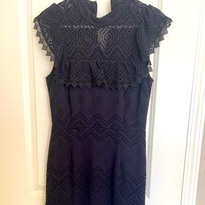 Black Ella moss dress